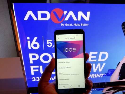 IDOS yang terpasang di Advan i6