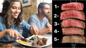 tingkat kematangan steak