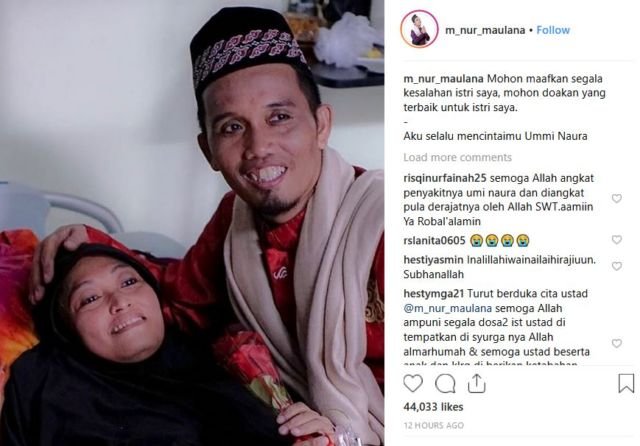 Istrinya Meninggal Karena Kanker Usus, Ustad Maulana &quot;Aku