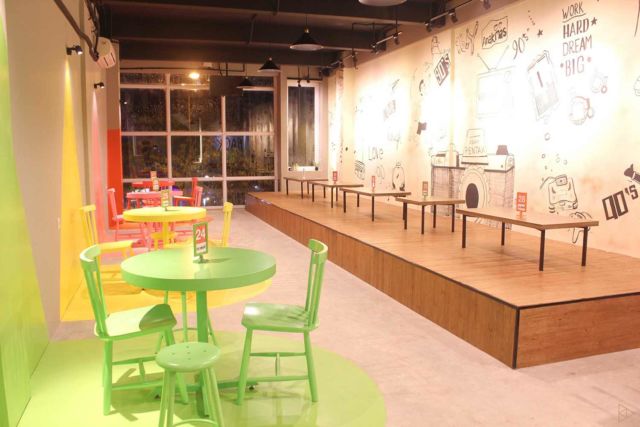 Desain kafe 90’s Flazback di Tangerang karya TIES Design & Build