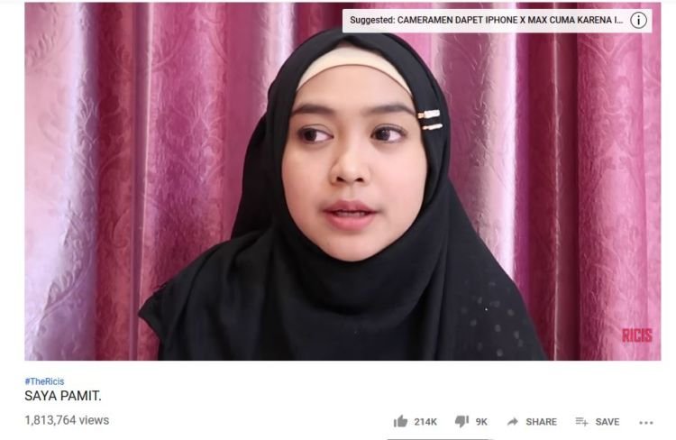 Subscribers-nya Menuju 16 Juta, Ria Ricis Unggah Vlog Terakhirnya ...