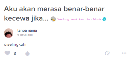 Kecewa karena diselingkuhi