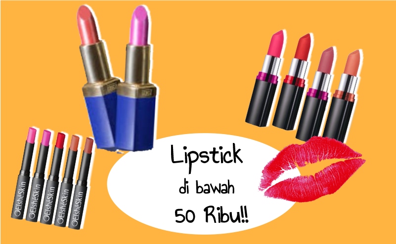 10 Lipstik Terpopuler Di Bawah 50 Ribu