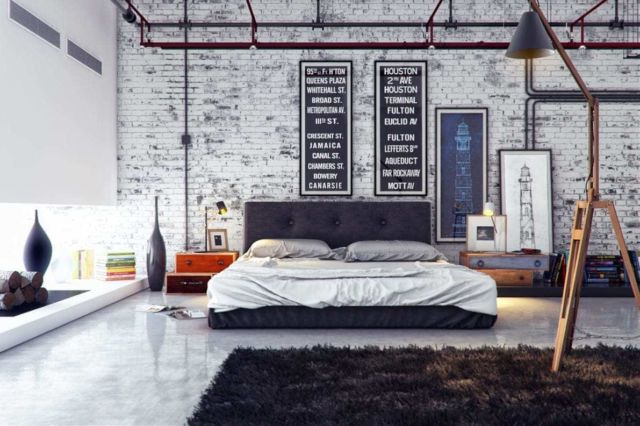Kamar Tidur Industrial