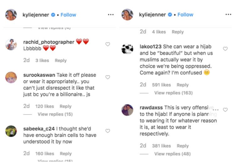 kylie jenner hijab