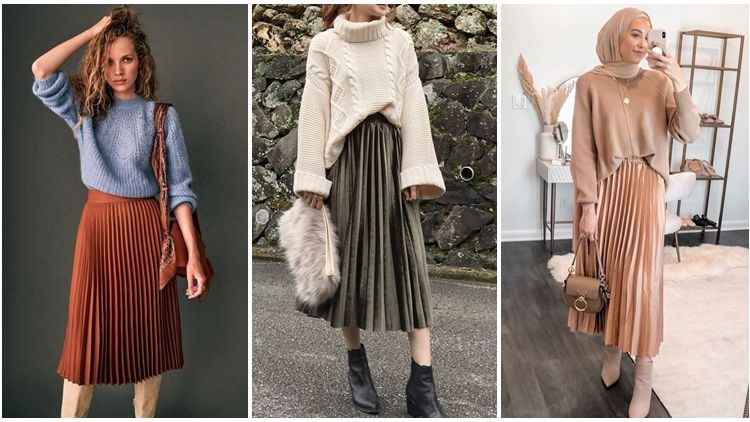 Langka di Pasaran, 9 Warna Rok Plisket Ini Bisa Membuat
