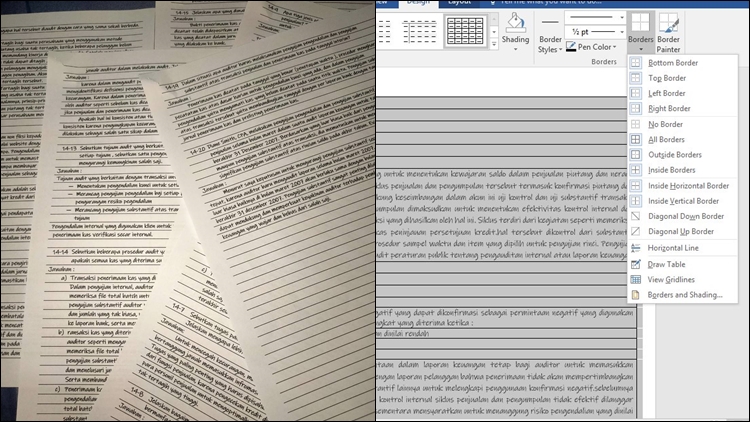 Cara Mudah Atur Layout Print Di Ms Word Biar Hasilnya Mirip Folio Bergaris Jauh Lebih Rapi