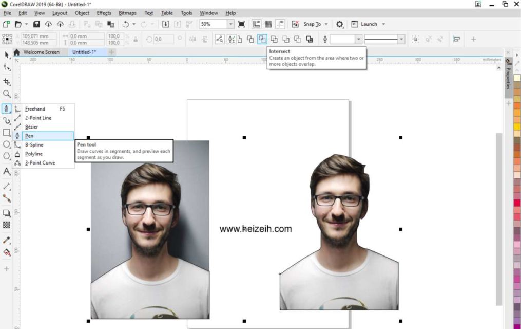 Cara mengaplikasikan corel draw