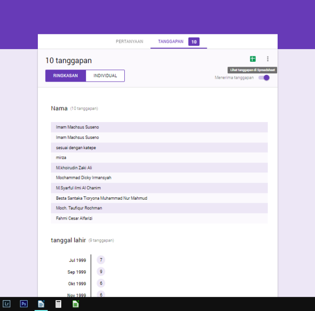 tap forms google sheets