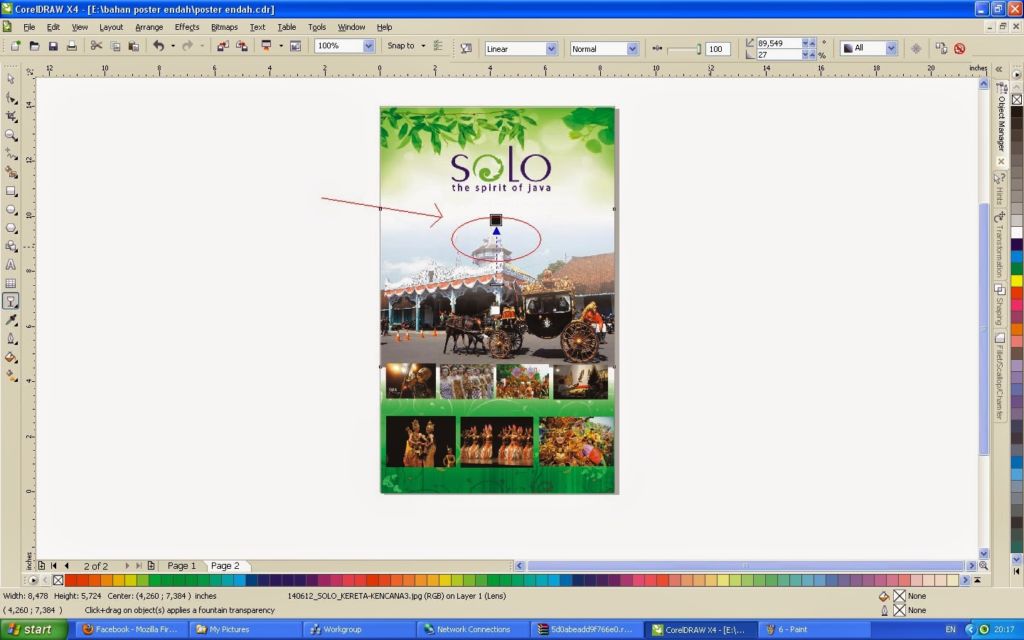 cara membuat poster dengan corel draw x5