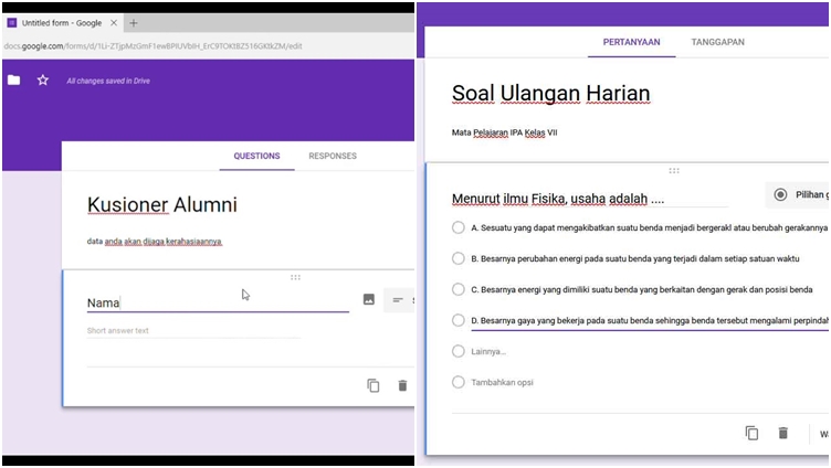 Cara Buat Google Form Untuk Kuesioner / Cara Membuat Kuesioner Di