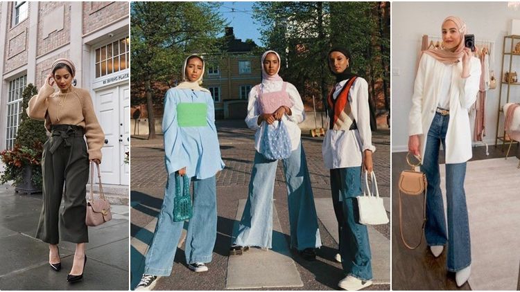 Tampil Kekinian dengan Celana Cutbray, 8 Hijabers Ini Bikin Para Cewek