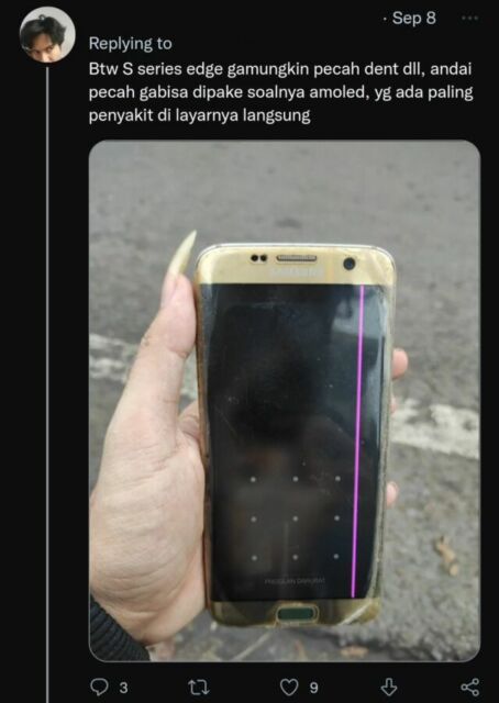 Kalau sampai jatuh, paniknya bukan main