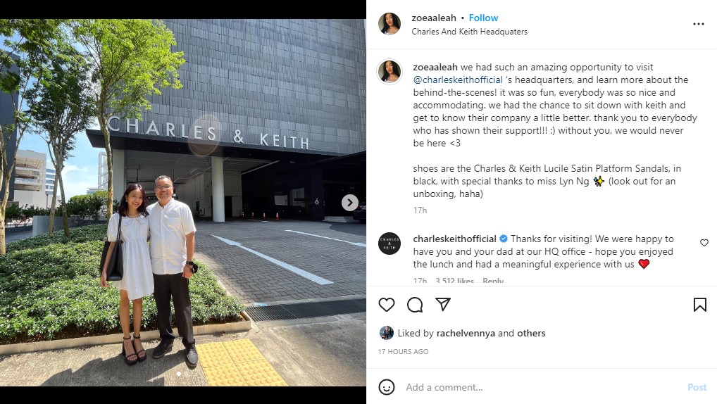 Kisah Zoe, Dibully Usai Sebut Tas Charles & Keith Merek Mewah dan Berakhir  Makan Siang Bersama Pendiri Perusahaan Halaman all 