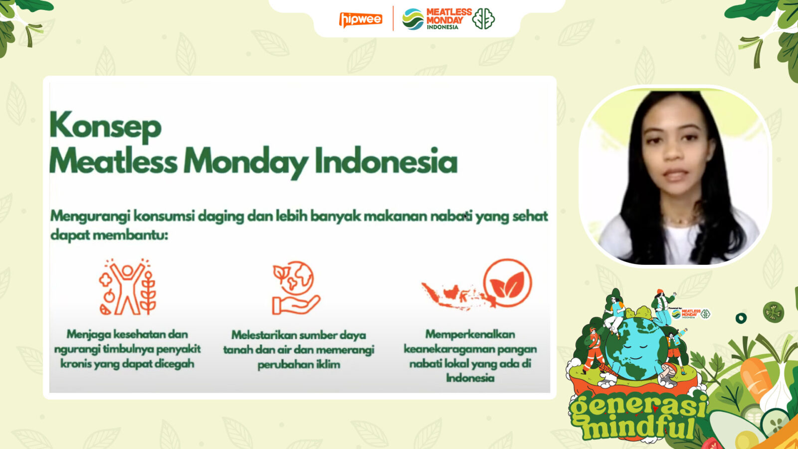 Generasi Mindful Roadshow 2023, Hipwee x Meatless Monday Indonesia Ajak
